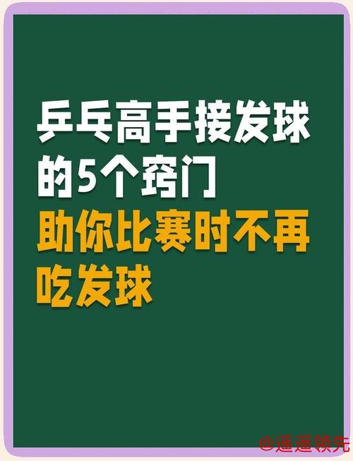 急长球一来就慌？国家队都在用的接发球套路，听完这期，你也能变成接发球高手！